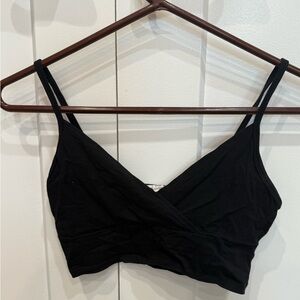 Garage Black Crop Top